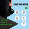 30mm Sprung PRO Gym Floor Tile - Rubber Heavy Duty Gym Flooring