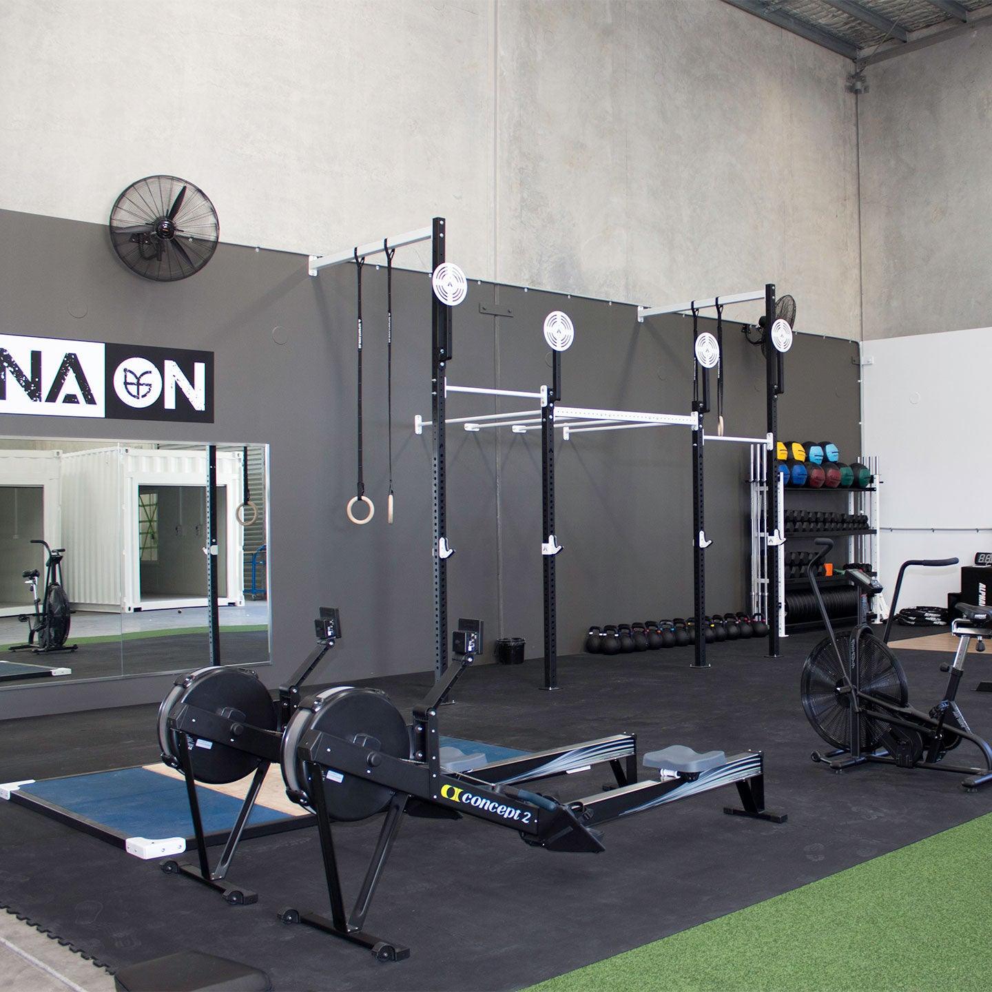 Jet Black Rubber Mat Roll - 10m² Gym Flooring Solution