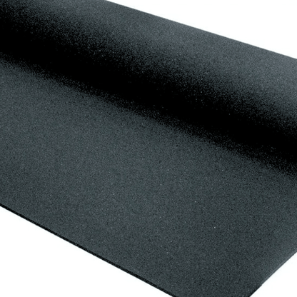 Jet Black Rubber Mat Roll - 10m² Gym Flooring Solution