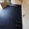 30mm Sprung PRO Gym Floor Tile - Rubber Heavy Duty Gym Flooring
